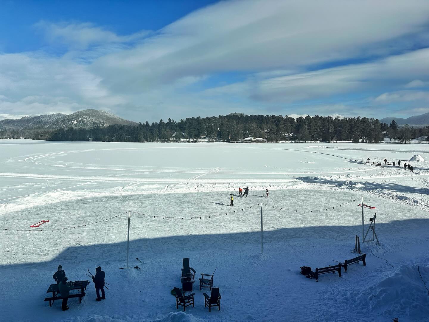 Cold temps, sunny skies, and winter play in full swing. ❄️☀️

From kids skating on Mirror Lake to dog sled rides across the ice—this is a Golden Arrow kind of day.

#lakeplacid #adirondacks #wintergetaway #winterwonderland
Golden Arrow Lakeside Resort | Lake Placid NY
