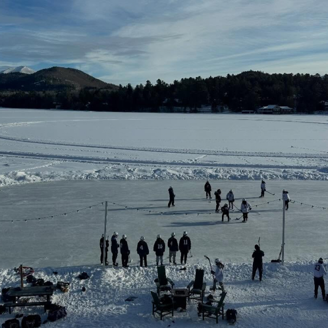 A beautiful, 𝘤𝘩𝘪𝘭𝘭𝘺 morning for a skate on the lake.

The @northwood.girlshockey team came over to practice on our rink this morning.

We hope you ladies had fun!!

#lakeplacid #pondhockey #winterfun
Golden Arrow Lakeside Resort