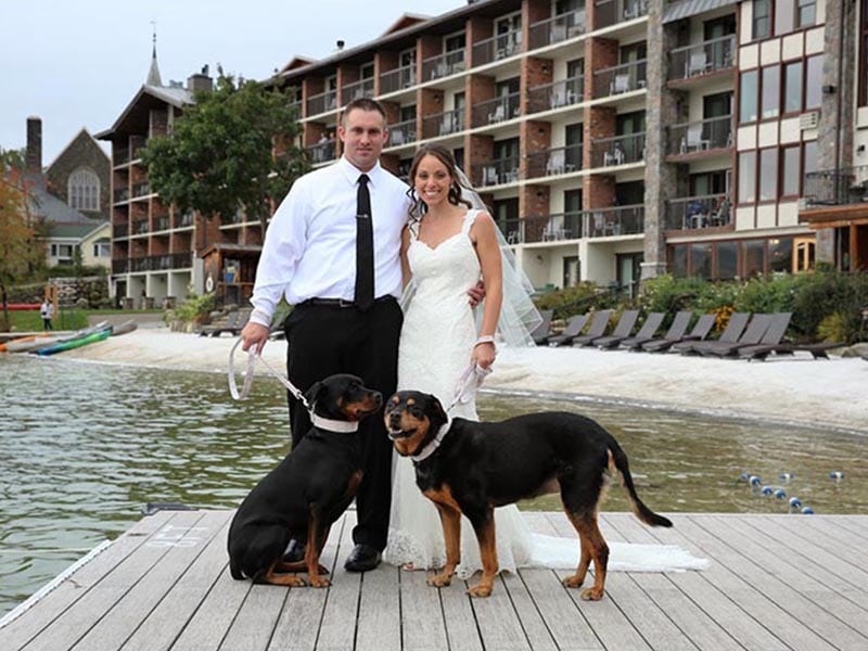 ceremony-cta winter wedding ceremony - Mountainaire Gatherings Photography