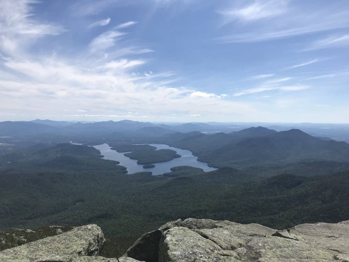 Whiteface Views View of Lake Placid Lake from Whiteface Mountain