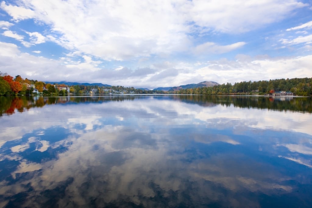 Mirror Lake during the fall