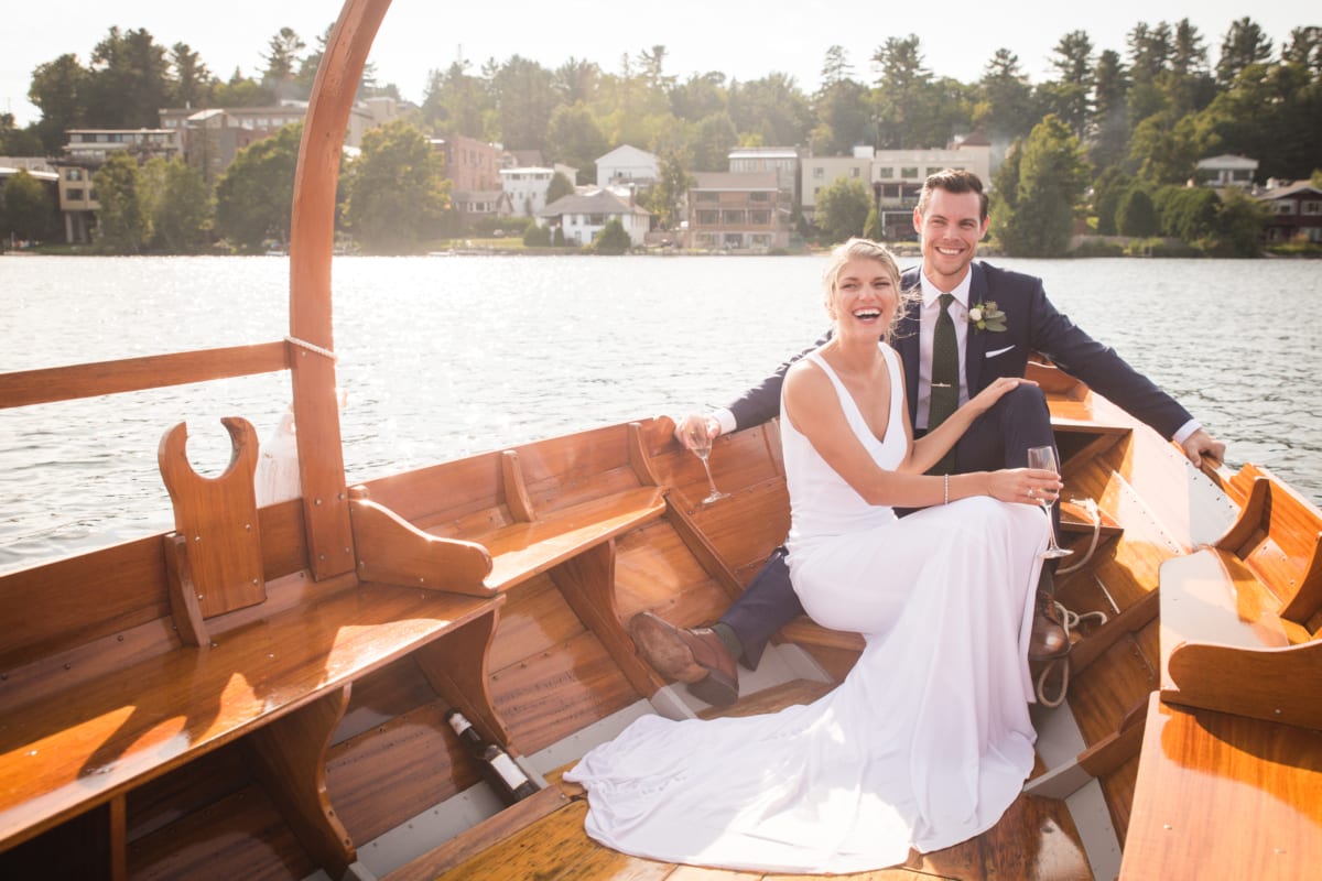 Juli John Wedding (1218 of 1997) bride and groom on a gondola ride