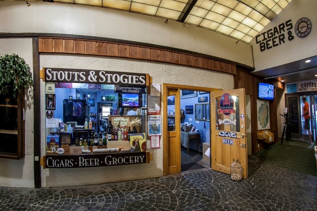 exterior of stouts and stogies shop