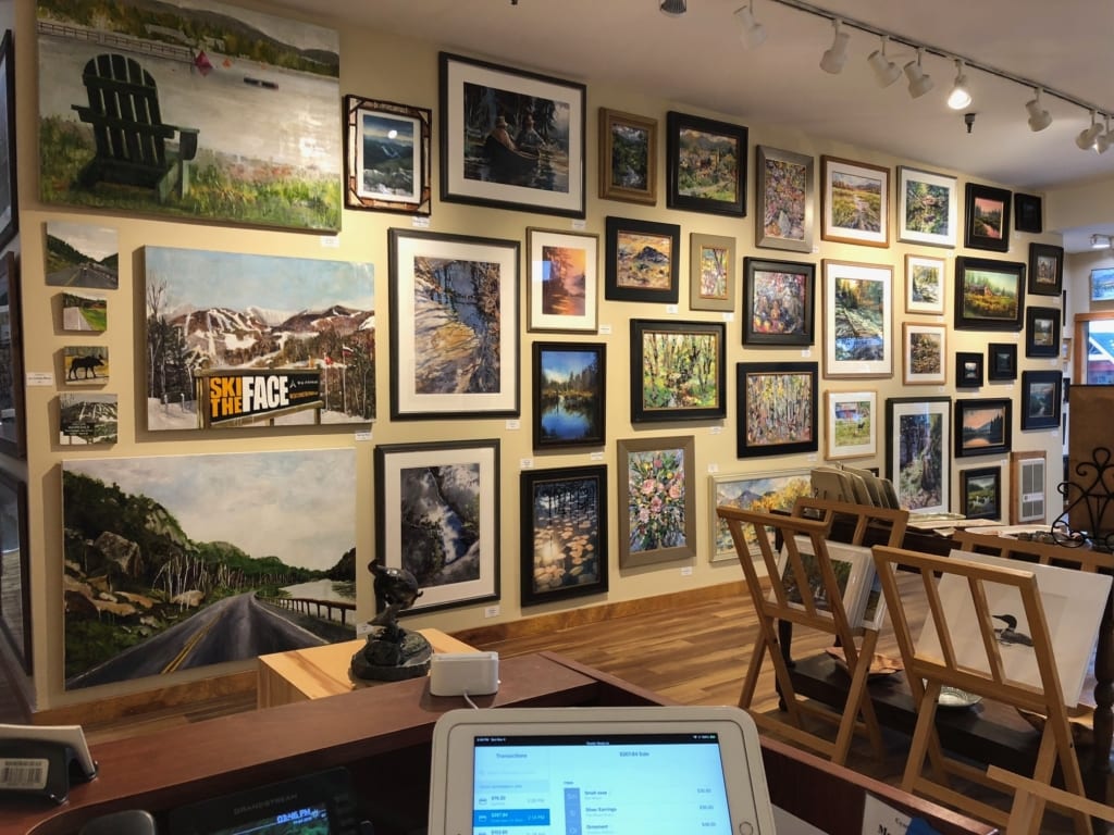 artwork inside gallery 46