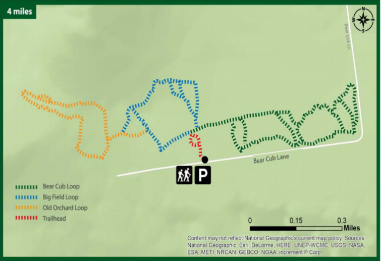 Heaven Hill Trail Map