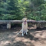 Eden posing at henry's woods