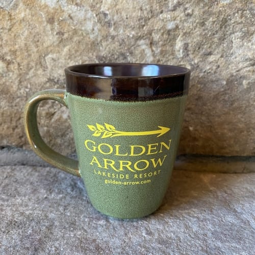 green mug front