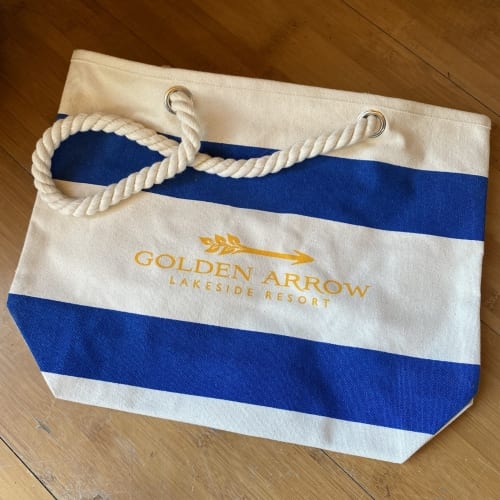 Golden Arrow Boat Tote