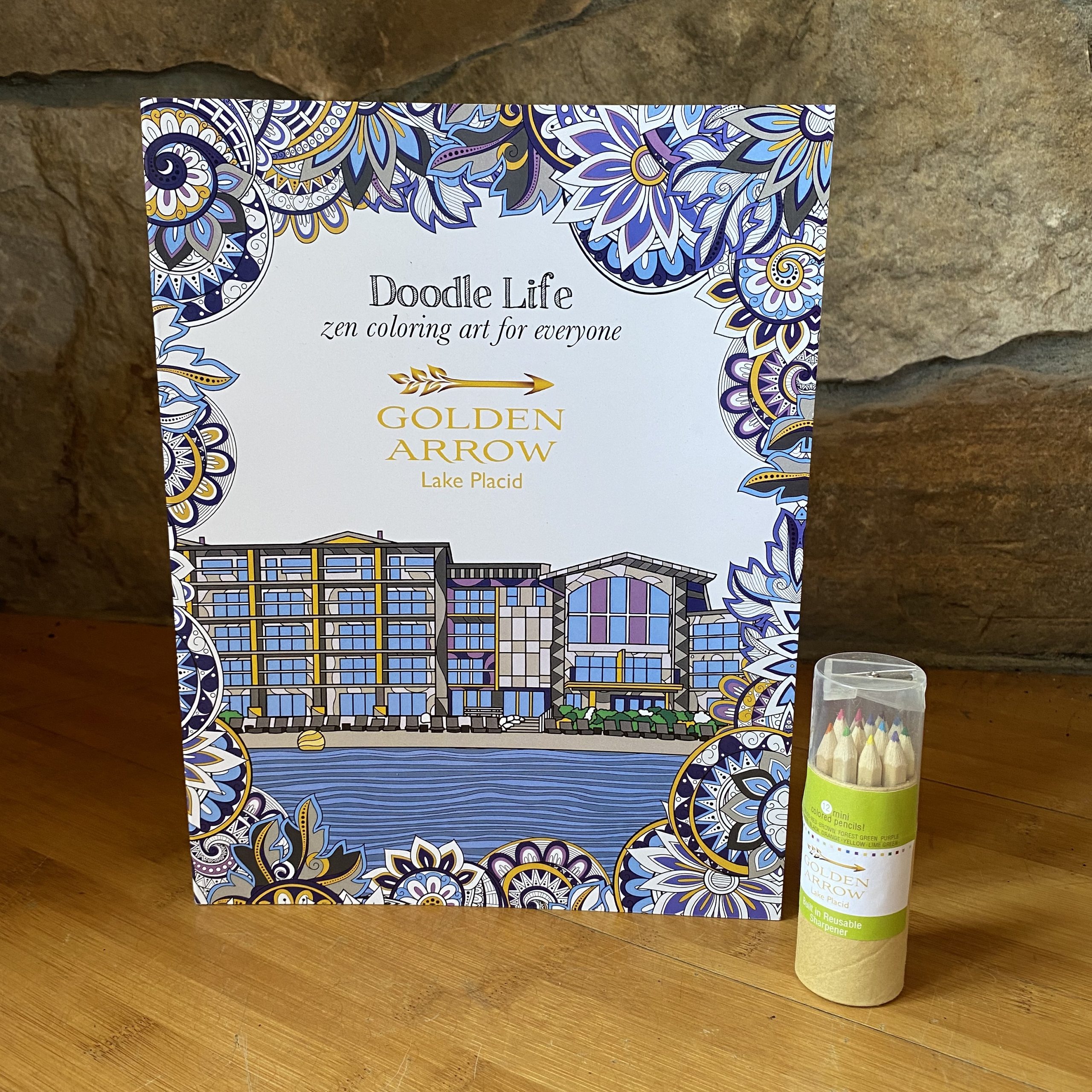 Golden Arrow Coloring Book & Pencils