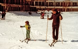 1979 Skiing on the lake