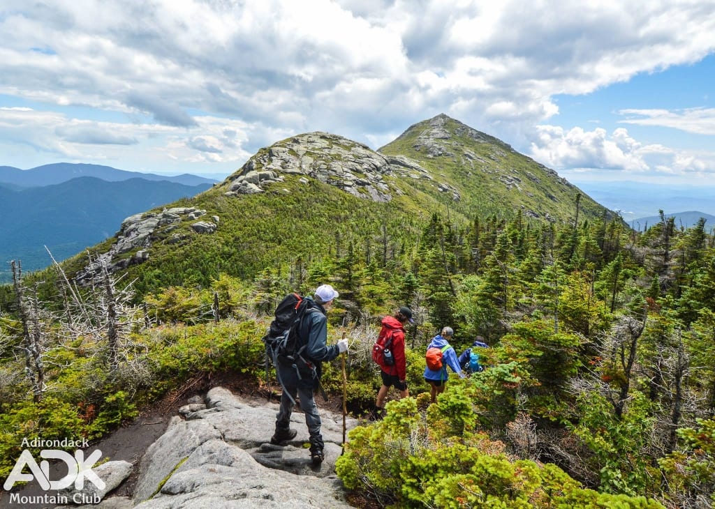 hikers on Mt haystack