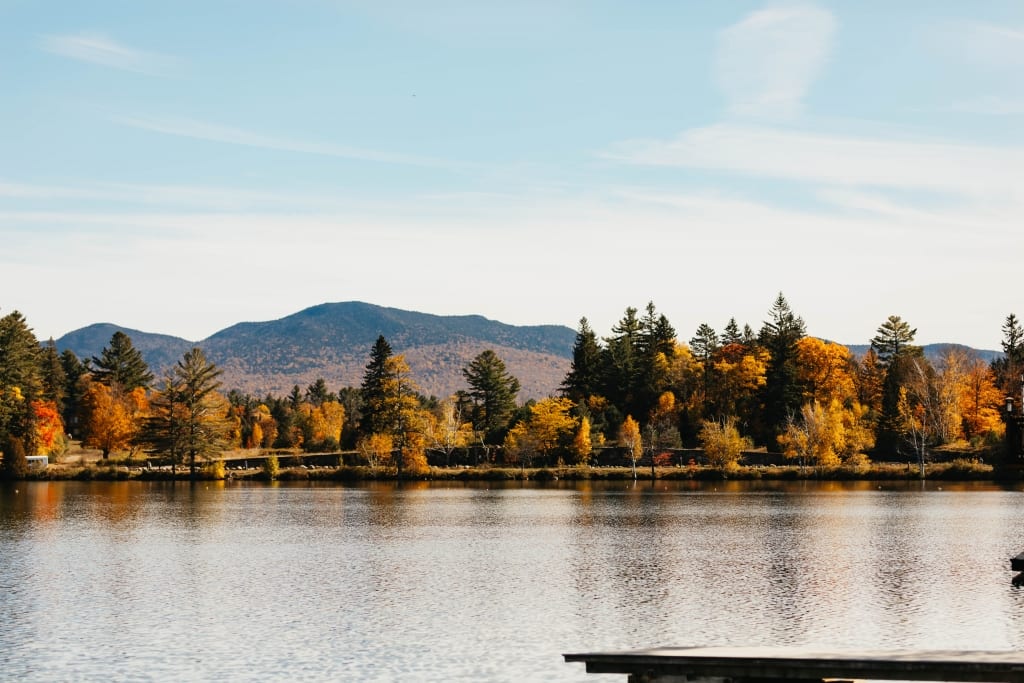 fall views of mirror lake