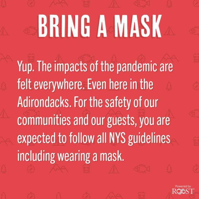 bring a mask