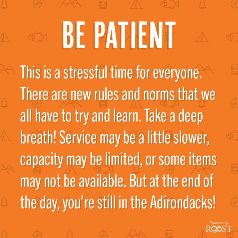 be patient