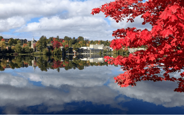 The Golden Arrow from the other side of Mirror Lake