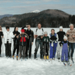 Family Cross Country Skiing 1996