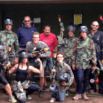 Holderied family in paintball gear