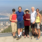 Heidi, Perter, Stefanie, Winni and Jenn in Gibraltar
