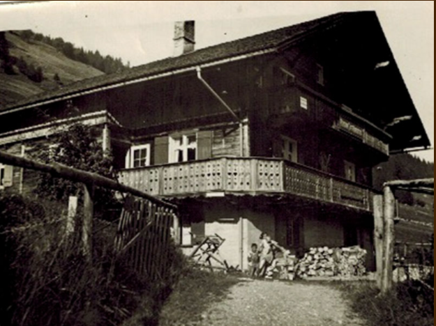 The original Gasthaus Hubertus where Wini was born