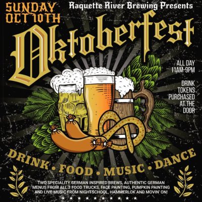 Join Raquette River Brewing for Oktoberfest on October 11, 2021