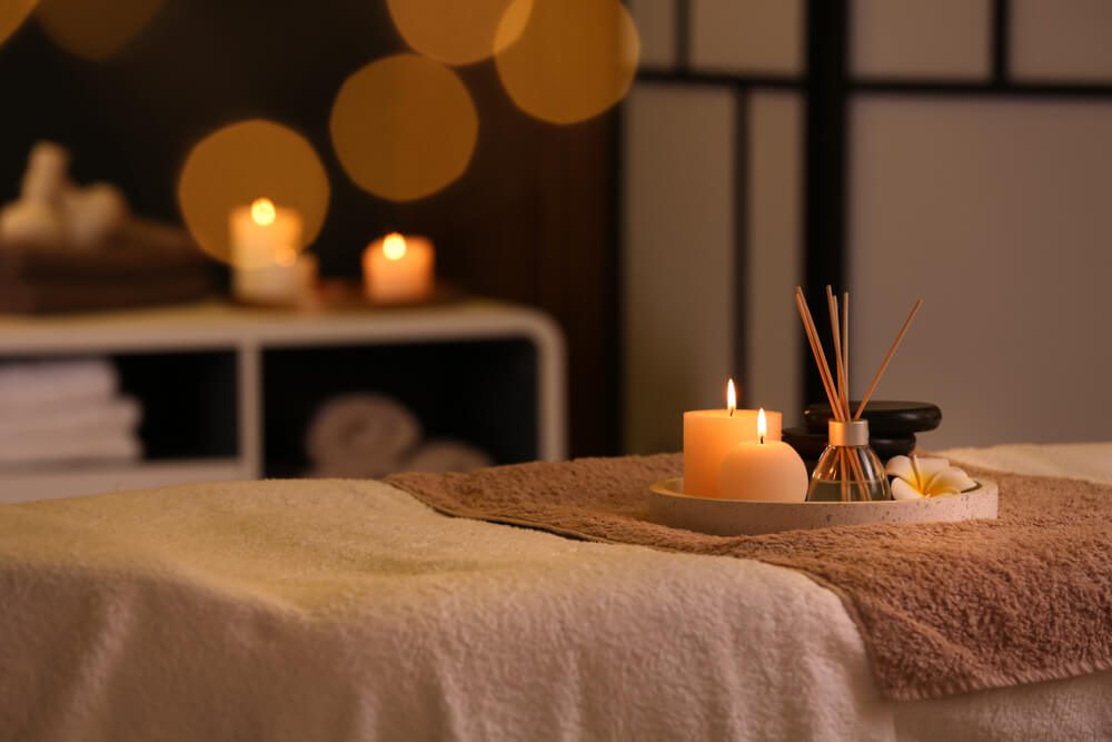 Photo of a massage table at one of the spas in Lake Placid NY