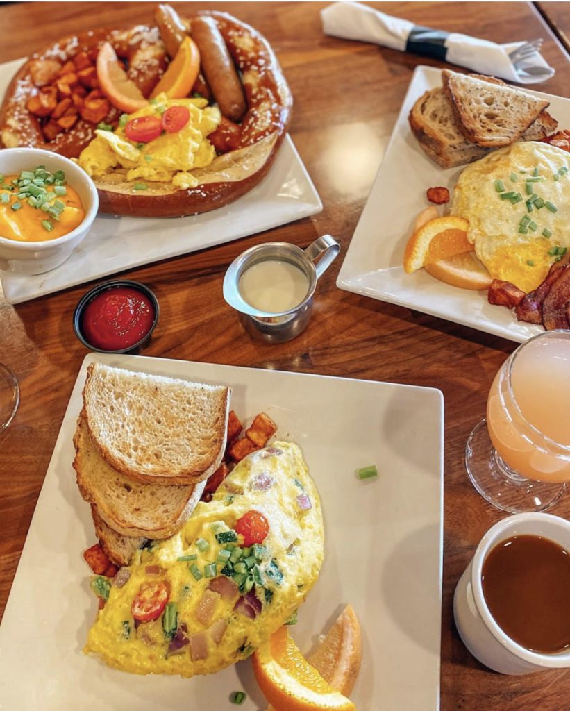 an assortment of breakfast items from Generations Restaurant