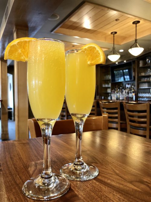 Bottomless Mimosas every Sunday 10am-2pm