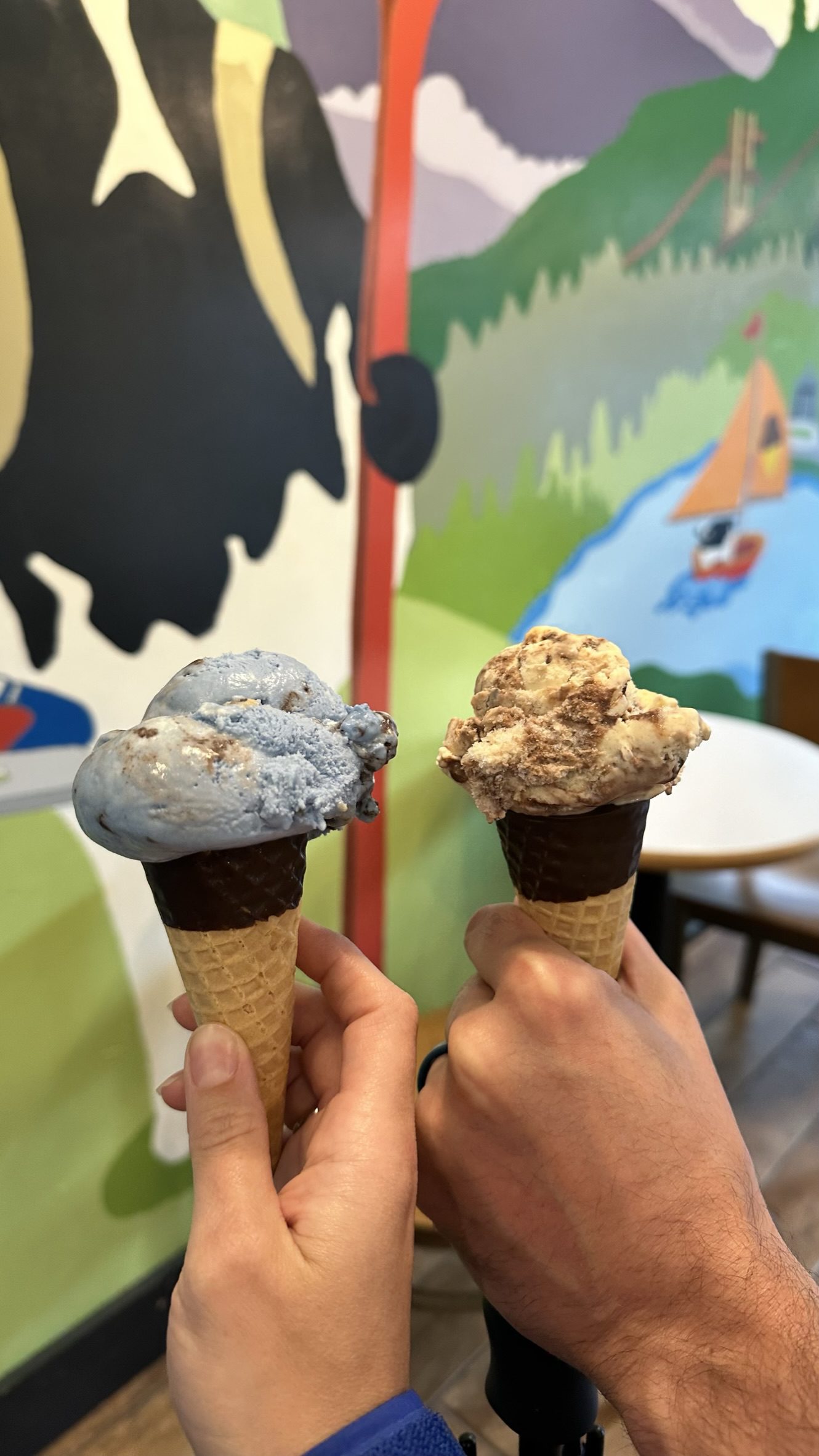 Ben & Jerry's Ice Cream Cones - part of the ice cream trail