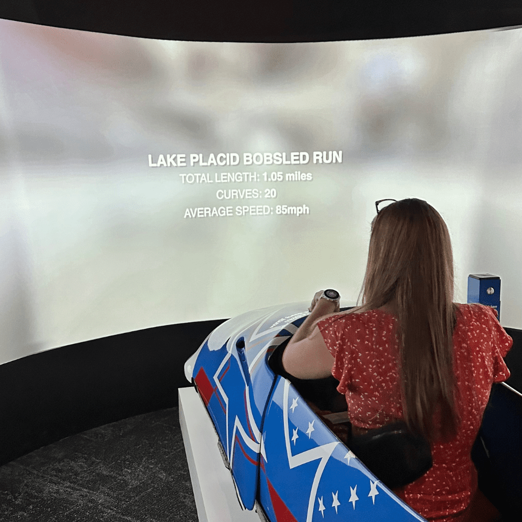 Olympic Museum bobsled experience