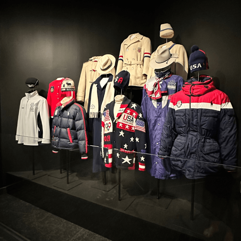Olympic Museum clothing display