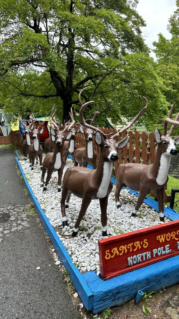 Visit Santa’s Workshop at the North Pole, NY - Reindeer Sleigh