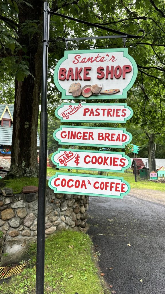 Visit Santa’s Workshop at the North Pole, NY - Bakery Sign