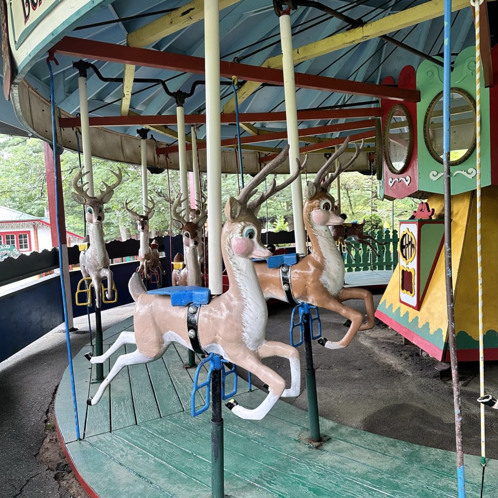 Visit Santa’s Workshop at the North Pole, NY - Reindeer Carousel