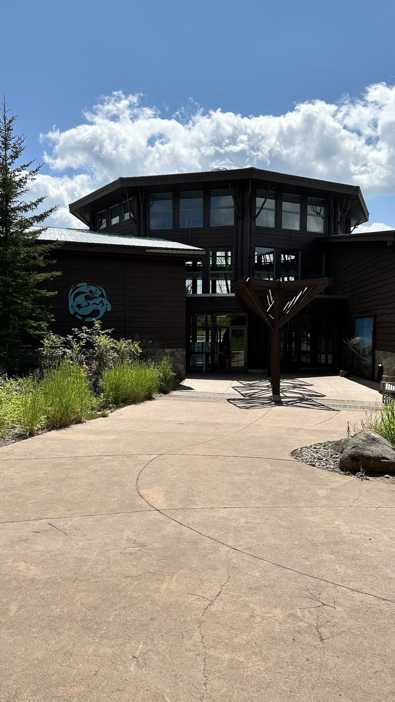 Take a Walk on the Wild Side at the Wild Center​ - entrance to the wild center