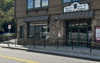 Upstairs Grill and Starbucks on Main Street