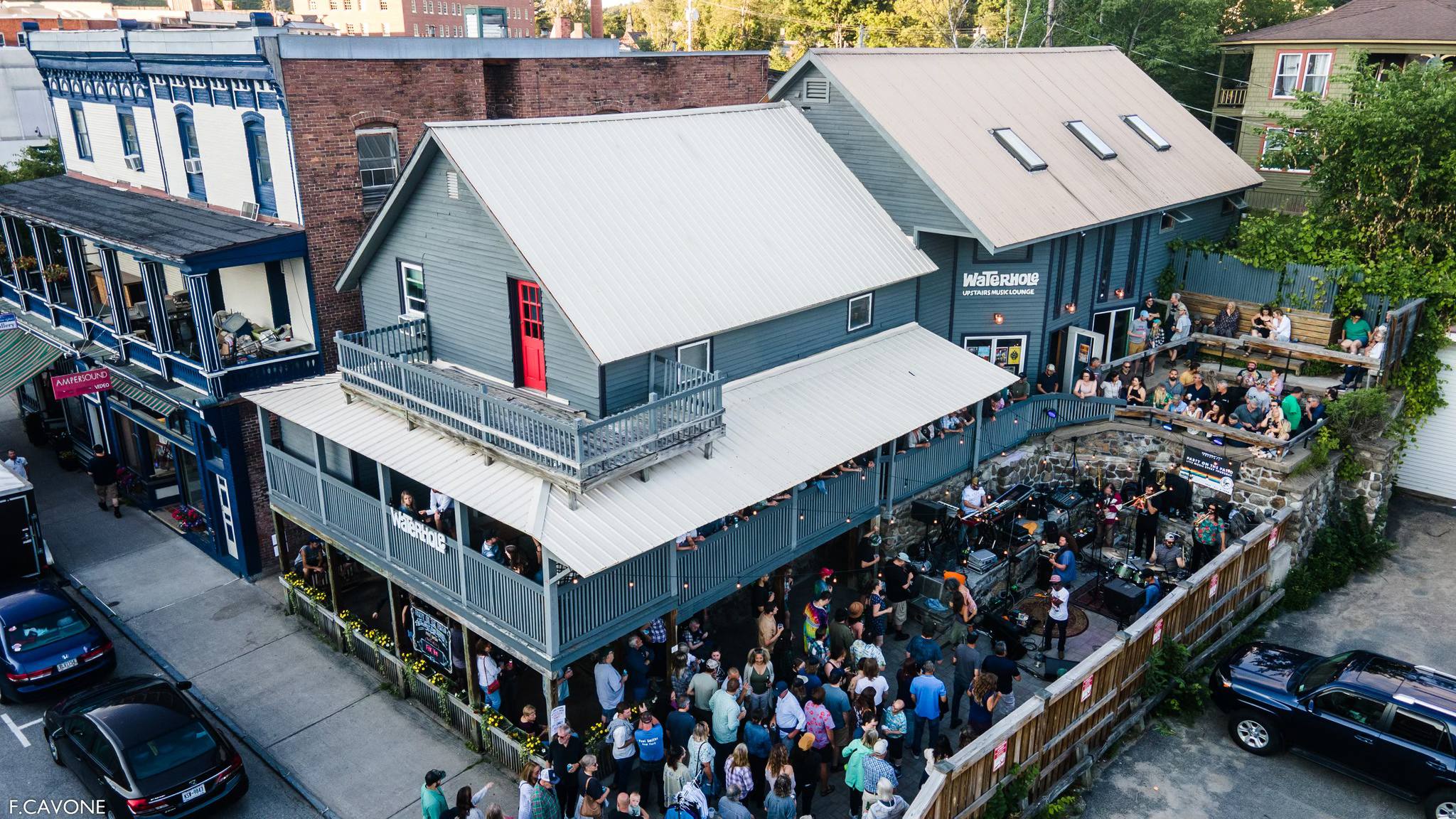 Explore the music and arts scene by visiting the Waterhole