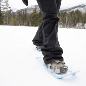 There are a number of tails around Lake Placid to snowshoe