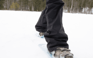 There are a number of tails around Lake Placid to snowshoe
