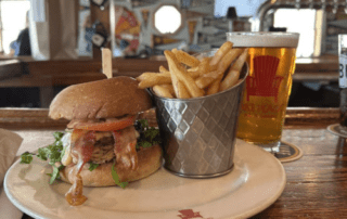 Grab a burger and beer in Lake Placid, NY