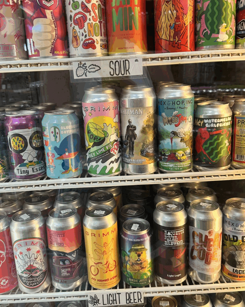 Pick up some local beer at East Branch Organics in Keene