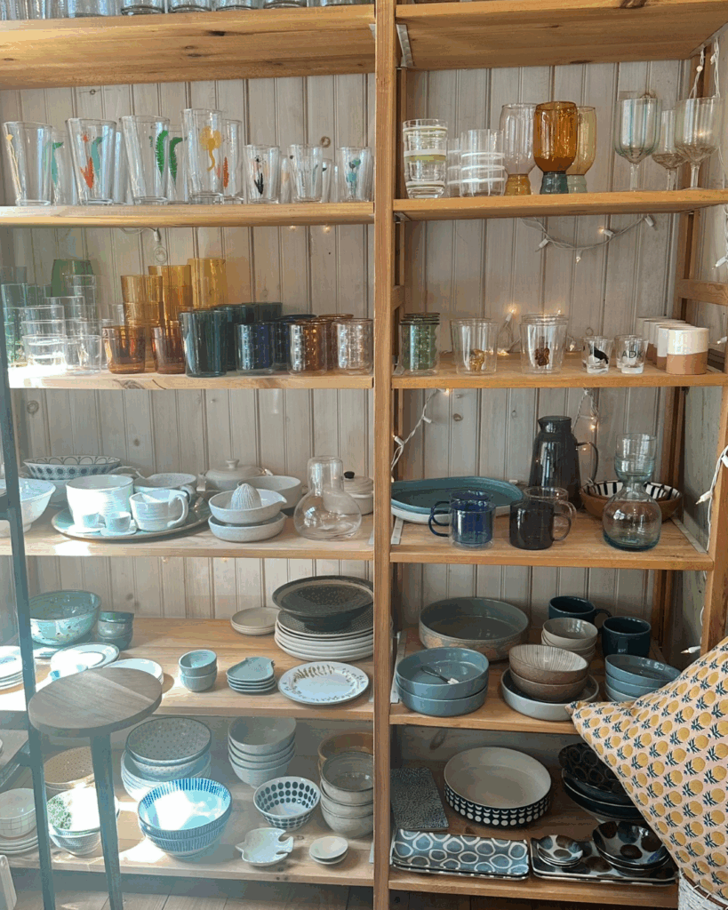 The Birch Store offers a wide collection of glassware