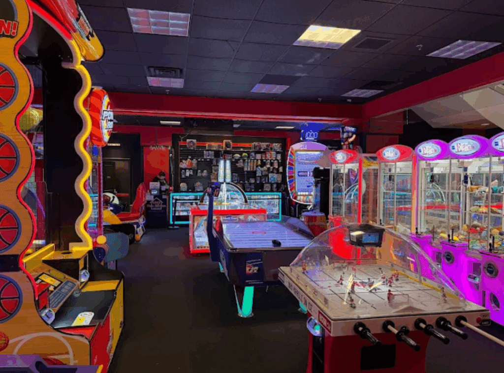 Visit Faizy's Fun House Arcade in Lake Placid on your Guys Getaway this fall