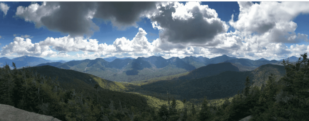 Take in the views from Big Slide Mountain this fall