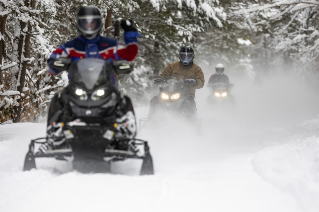 Visit Lake Placid this winter for a snowmobile adventure