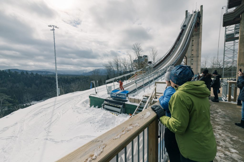 Check out the Ski Jumps in Lake Placid for a cool Olympic Experience