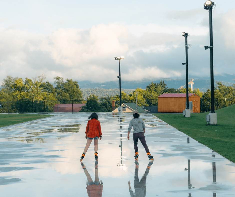 Lake Placid on a Budget: inline skate on the Olympic Oval