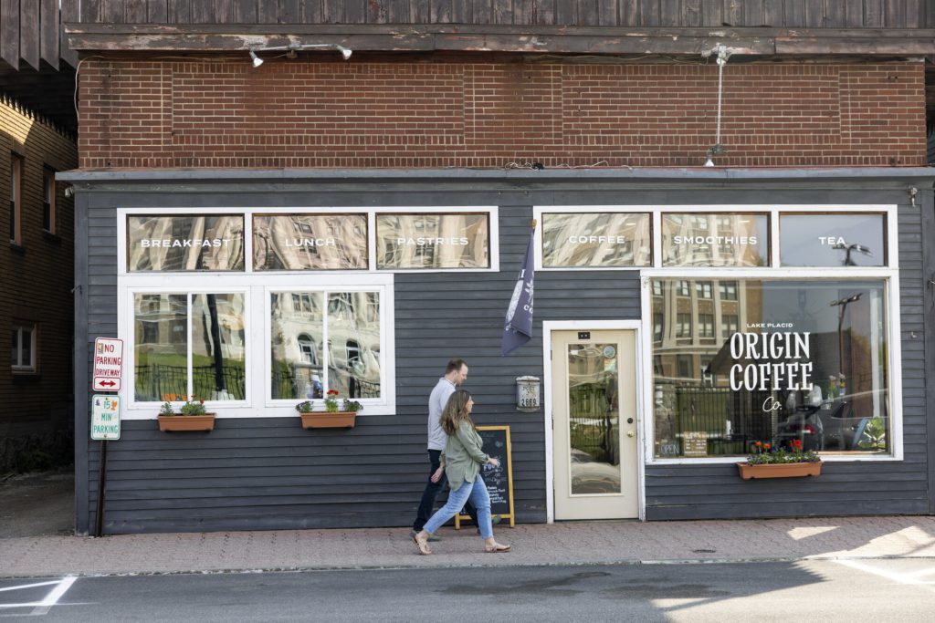 Origin Coffee on Main Street Lake Placid