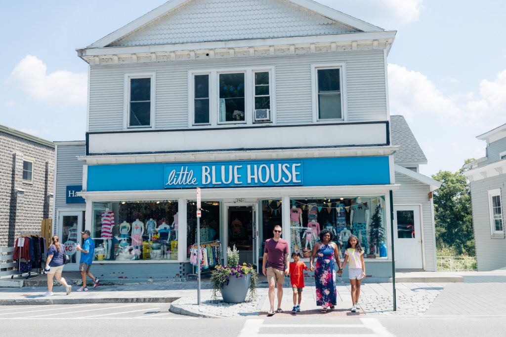 Little Blue House on Main Street Lake Placid