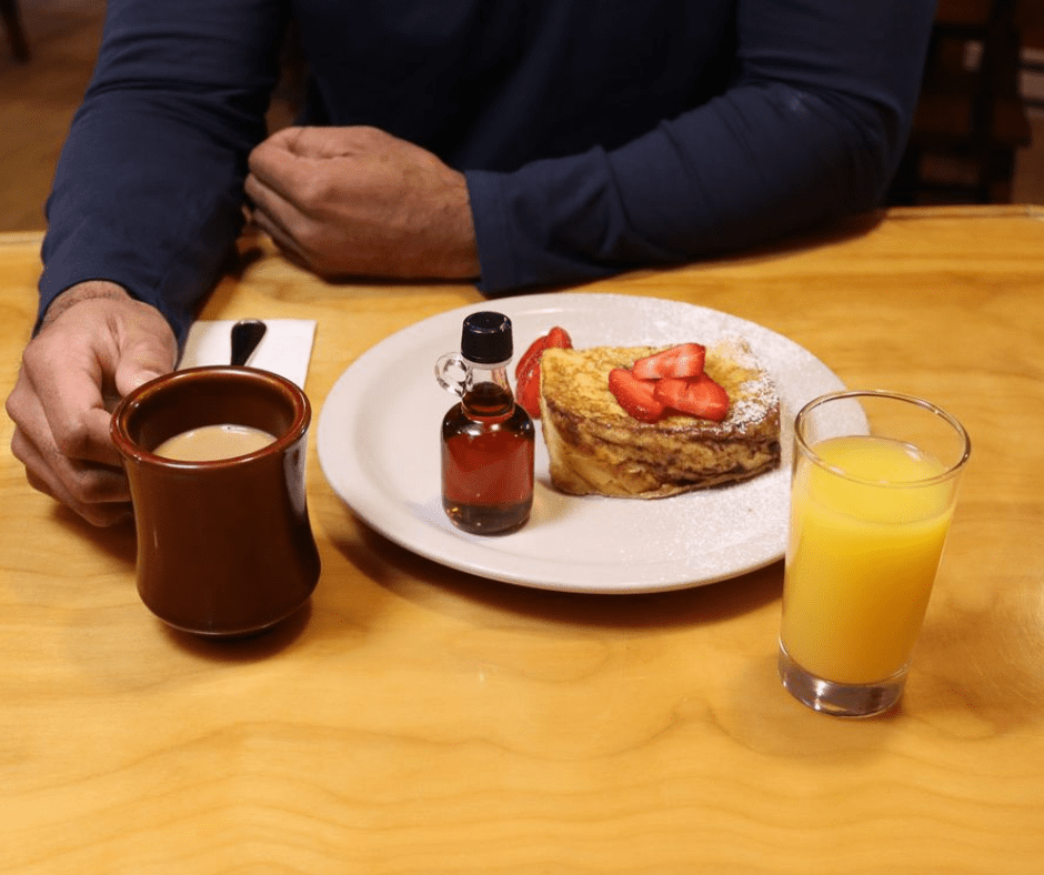 Grab a classic diner breakfast at the Breakfast Lodge ADK
